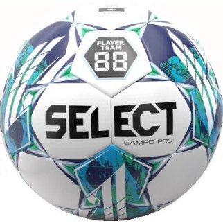 М'яч футбольний Select FB Campo PRO v23 Біло-зелений 5 (387456-931 5) - Інтернет-магазин спільних покупок ToGether