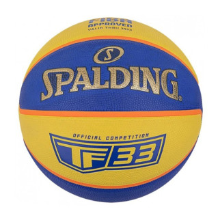 М'яч баскетбольний Spalding TF-33 жовтий, блакитний Уні 6 84352Z - Інтернет-магазин спільних покупок ToGether