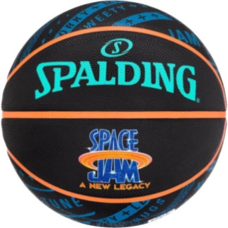 М'яч баскетбольний Spalding SPACE JAM TUNE SQUAD ROSTER синій, чорний, мультиколор Уні 7 84540Z - Інтернет-магазин спільних покупок ToGether