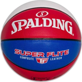 М'яч баскетбольний Spalding SUPER FLITE червоний, білий, синій Уні 7 76928Z - Інтернет-магазин спільних покупок ToGether