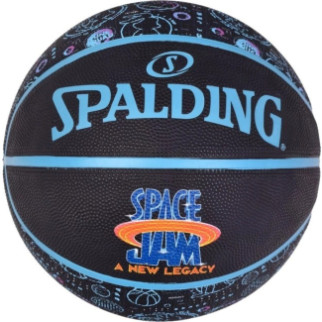 М'яч баскетбольний Spalding SPACE JAM TUNE SQUAD ROSTER чорний, мультиколор Уні 7 84582Z - Інтернет-магазин спільних покупок ToGether