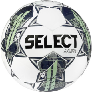 М'яч футзальний Select Futsal Master v22 білий/зелений Уни 4 (104346-334-4) - Інтернет-магазин спільних покупок ToGether