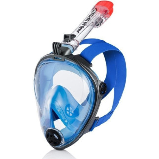 Повнолицева маска Aqua Speed SPECTRA 2.0 7073 синій, чорний Чол S/M (5908217670687) - Інтернет-магазин спільних покупок ToGether