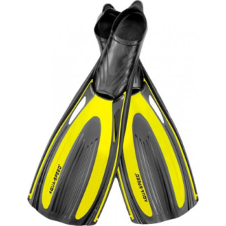Ласти Aqua Speed HYDRO 4751 чорний, жовтий Уні 46-47 530-18-46-47 - Інтернет-магазин спільних покупок ToGether
