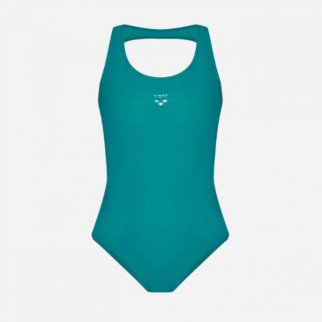 Купальник злитий жіночий Arena Solid O Back Swimsuit Зелений 40 (005911-600) - Інтернет-магазин спільних покупок ToGether
