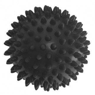 Масажний м'ячик EasyFit PVC 7.5 см жорсткий чорний - Інтернет-магазин спільних покупок ToGether