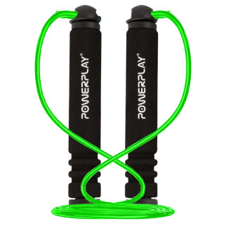 Скакалка PowerPlay 4205 Classic Plus Jump Rope Зелена (2,7m.) - Інтернет-магазин спільних покупок ToGether