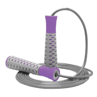 Скакалка PowerPlay 4206 Jump Rope PRO+ Сіро-фіолетова (2,75m.) - Інтернет-магазин спільних покупок ToGether
