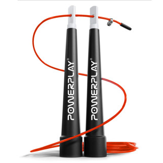 Скакалка швидкісна PowerPlay 4202 Ultra Speed Rope Червона (2,9m.) - Інтернет-магазин спільних покупок ToGether