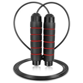 Скакалка швидкісна PowerPlay 4210 Power Weighted Jump Rope Чорна (2,7m.) - Інтернет-магазин спільних покупок ToGether