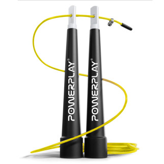 Скакалка швидкісна PowerPlay 4202 Ultra Speed Rope Жовта (2,9m.) - Інтернет-магазин спільних покупок ToGether