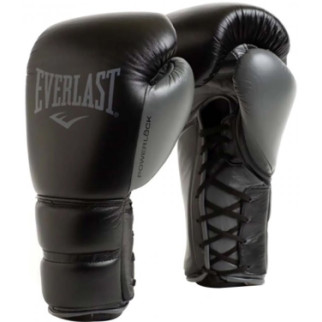 Боксерські рукавиці Everlast Powerlock 2 Pro Lace Чорний 14 унцій (896910-70-314 14) - Інтернет-магазин спільних покупок ToGether