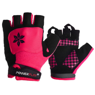 Велорукавички жіночі PowerPlay 5284 C Рожеві XS - Інтернет-магазин спільних покупок ToGether