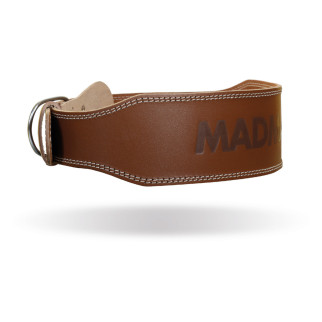Пояс для важкої атлетики MadMax MFB-246 Full leather шкіряний Chocolate brown M - Інтернет-магазин спільних покупок ToGether