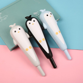 Набір ручок масляних Bookopt 0.7 мм BP5026 Squishy Penguin (3шт) - Інтернет-магазин спільних покупок ToGether