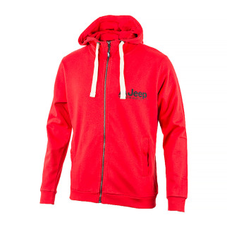 Чоловіча Толстовка JEEP HOODED SWEATSHIRT FULL ZIP The spirit of Adventure Червоний L (O102570-R699 L) - Інтернет-магазин спільних покупок ToGether