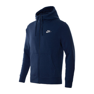 Чоловіча Толстовка Nike M NSW CLUB HOODIE FZ BB Синій XL (BV2645-410 XL) - Інтернет-магазин спільних покупок ToGether