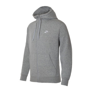 Чоловіча Толстовка Nike CLUB HOODIE FZ BB Сірий M (BV2645-063) - Інтернет-магазин спільних покупок ToGether