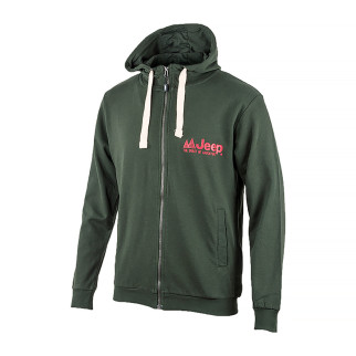 Чоловіча Толстовка JEEP HOODED SWEATSHIRT FULL ZIP The spirit of Adventure Хакі L (O102570-E848 L) - Інтернет-магазин спільних покупок ToGether