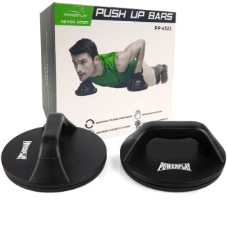 Упори для віджимань поворотні PowerPlay 4321 Push Up Bars пластикові (Круглі) - Інтернет-магазин спільних покупок ToGether