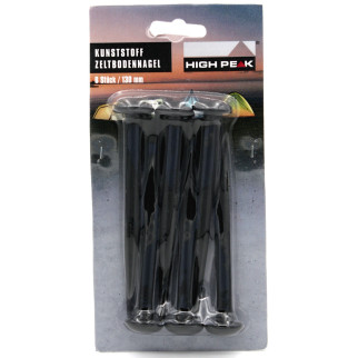 Кілочки High Peak ABS Mushroom Peg 13 см 6 шт. Black (42216) - Інтернет-магазин спільних покупок ToGether