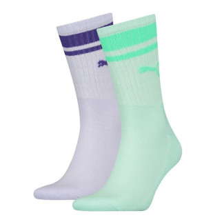 Шкарпетки Puma Unisex Crew Regular Stripe 2-pack light purple/light green — 261058001-004 - Інтернет-магазин спільних покупок ToGether