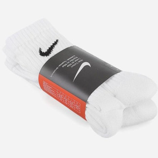 Набір шкарпеток Nike U Nk V Cush Crew-3p Value Білий 3 пари (38-42) М (SX4508-001) - Інтернет-магазин спільних покупок ToGether