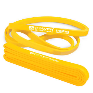 Еспандер-петля (гумка для фітнесу і кроссфіту) Power System PS-4051 CrossFit Level 1 Yellow (опір 4-25 кг) - Інтернет-магазин спільних покупок ToGether