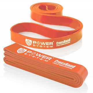 Еспандер-петля (гумка для фітнесу і кроссфіту) Power System PS-4052 CrossFit Level 2 Orange (опір 10-35 кг) - Інтернет-магазин спільних покупок ToGether