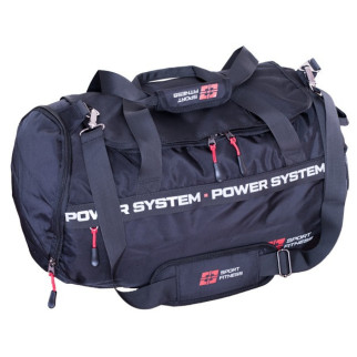 Сумка спортивна Power System PS-7012 Gym Bag-Dynamic Black/Red (38л) - Інтернет-магазин спільних покупок ToGether