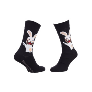 Шкарпетки Rabbids Invasion Rabbits Open Arm 1-pack Чорний 43-46 (93153261-1 43-46) - Інтернет-магазин спільних покупок ToGether