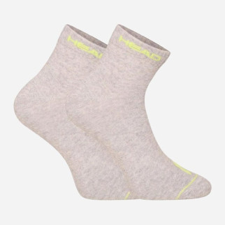 Шкарпетки Head QUARTER 3P UNISEX сірий, зелений, білий Уні 39-42 761011001-009 39-42 - Інтернет-магазин спільних покупок ToGether