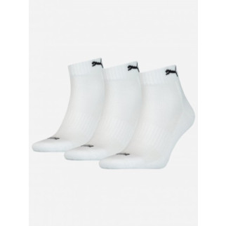 Набір шкарпеток Puma Cushioned Quarter 3P Un White Білий 3 пари 43-46 (90794302-0003) - Інтернет-магазин спільних покупок ToGether