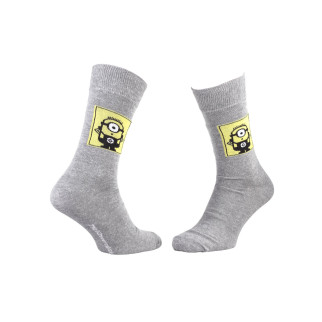 Шкарпетки Minions Minion In Square 1-pack 39-42 light gray 93153667-6 - Інтернет-магазин спільних покупок ToGether