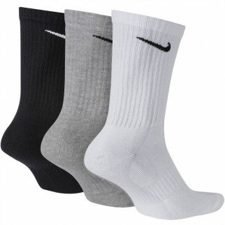 Шкарпетки Nike Everyday Cush Crew 3-pack 34-38 black/gray/white SX7664-964 - Інтернет-магазин спільних покупок ToGether