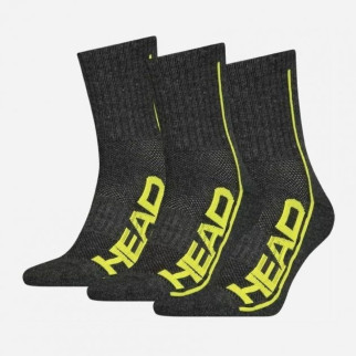 Чоловічі Шкарпетки Head PERFORMANCE SHORT CREW 3P UNISEX темно-сірий, жовтий Уні 39-42 791010001-012 - Інтернет-магазин спільних покупок ToGether