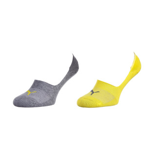Шкарпетки Puma Footie Unisex 2-pack 39-42 gray/yellow 141011001-003 - Інтернет-магазин спільних покупок ToGether