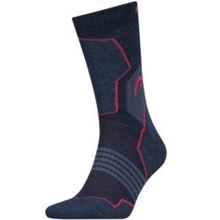 Шкарпетки Head HIKING CREW 2P UNISEX Синій; Рожевий 43-46 (701219910-003 43-46) - Інтернет-магазин спільних покупок ToGether