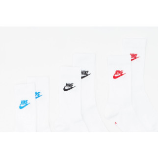 Шкарпетки Nike Nsw Everyday Essential Cr 3-pack 38-42 white/multicolor DX5025-911 - Інтернет-магазин спільних покупок ToGether