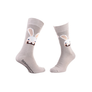 Шкарпетки Rabbids Invasion Rabbit Rabbit Head Rabbit 1-pack Бежевий 43-46 (93153261-6 43-46) - Інтернет-магазин спільних покупок ToGether