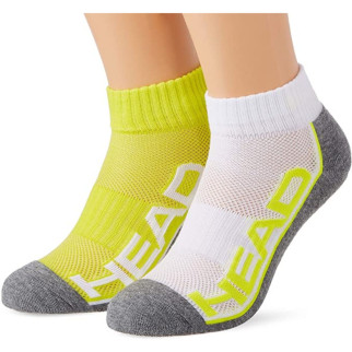 Шкарпетки Head PERFORMANCE QUARTER 2P UNISEX Білий; Сірий; Жовтий 39-42 (791019001-004) - Інтернет-магазин спільних покупок ToGether