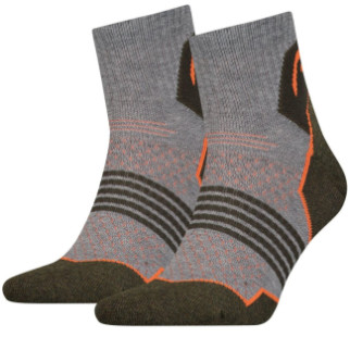 Шкарпетки Head Hiking Quarter Unisex 2-pack 35-38 gray/green 781002001-159 - Інтернет-магазин спільних покупок ToGether