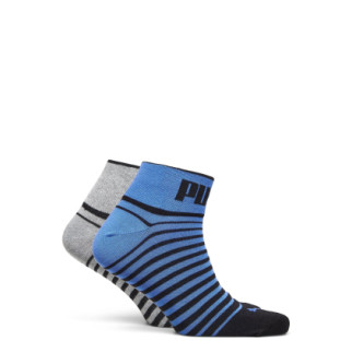 Шкарпетки Puma Unisex Quarter 2-pack 35-38 black/gray/blue 101002001-020 - Інтернет-магазин спільних покупок ToGether