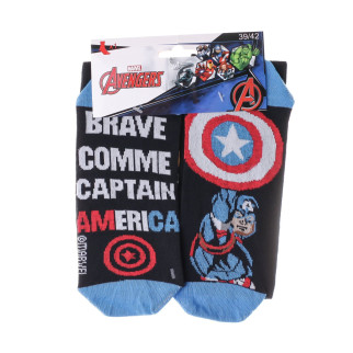 Шкарпетки Marvel Avengers Captain America 1-pack 39-42 black 93154862-2 - Інтернет-магазин спільних покупок ToGether