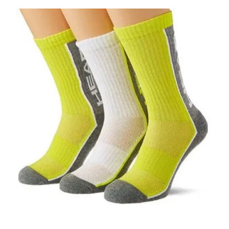 Шкарпетки Head PERFORMANCE CREW 3P UNISEX Білий; Сірий; Жовтий 39-42 (791011001-004 39-42) - Інтернет-магазин спільних покупок ToGether
