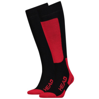Шкарпетки Head Unisex Ski Kneehigh 2-pack Чорний; Червоний 35-38 (791003001-118) - Інтернет-магазин спільних покупок ToGether