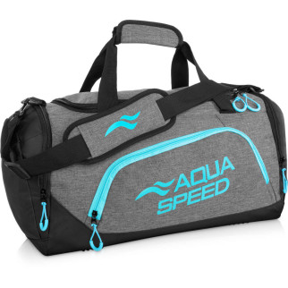 Сумка Aqua Speed Duffel bag M 60145 Сірий, Синій 48x25x29см (141-34) - Інтернет-магазин спільних покупок ToGether