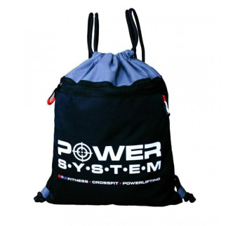 Рюкзак спортивний Power System PS-7011 Gym Sack Alpha Blak/Grey - Інтернет-магазин спільних покупок ToGether