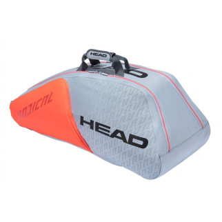 Тенісна сумка HEAD RADICAL 9R SUPERCOMBI GROR Сірий/Помаранчевий (283-511) - Інтернет-магазин спільних покупок ToGether