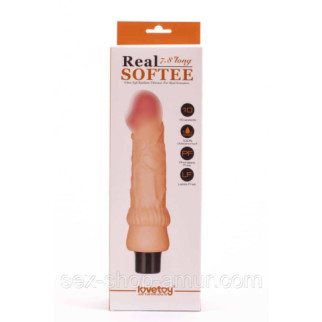 Вибратор - Real Softee Vibrating Dildo 2  - Інтернет-магазин спільних покупок ToGether